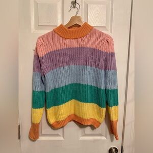 Colorful Striped Sweater